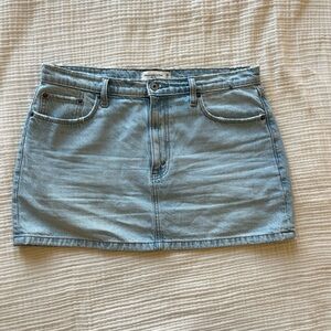 Abercrombie & Fitch Mini Jean Skirt